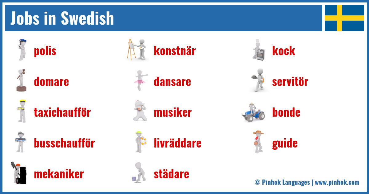 Jobs in Swedish