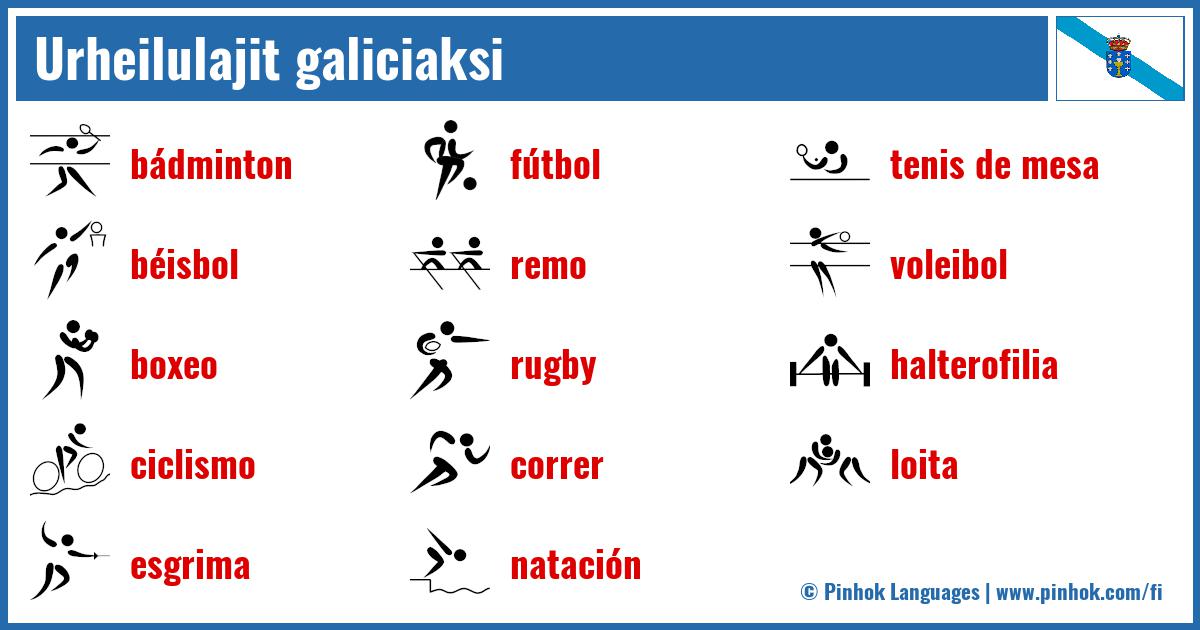 Urheilulajit galiciaksi