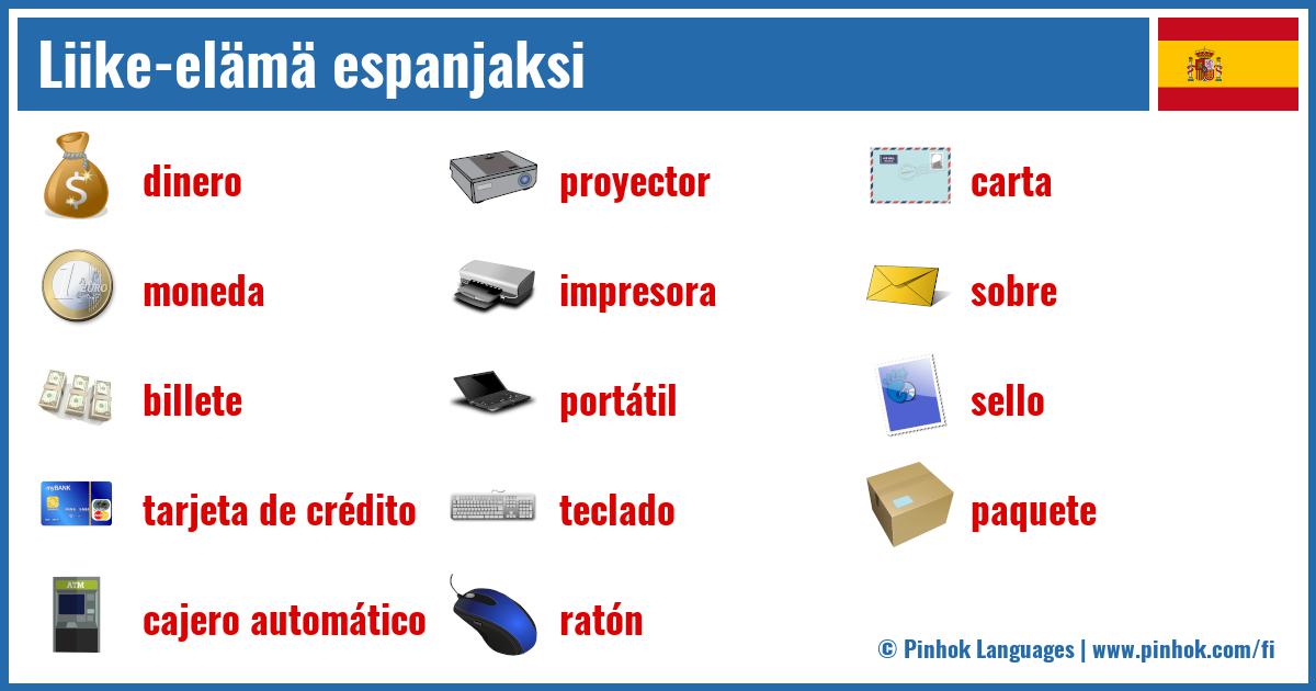 Liike-elämä espanjaksi