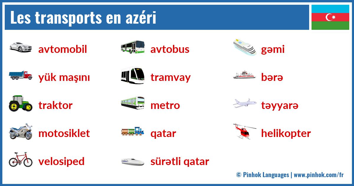 Les transports en azéri