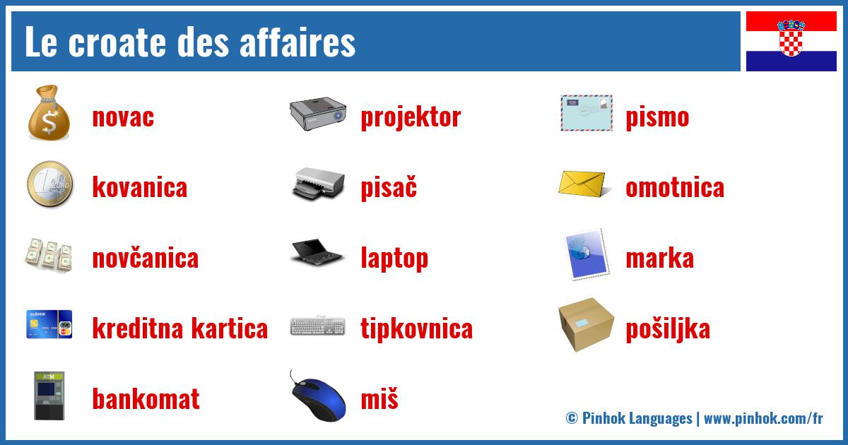 Le croate des affaires