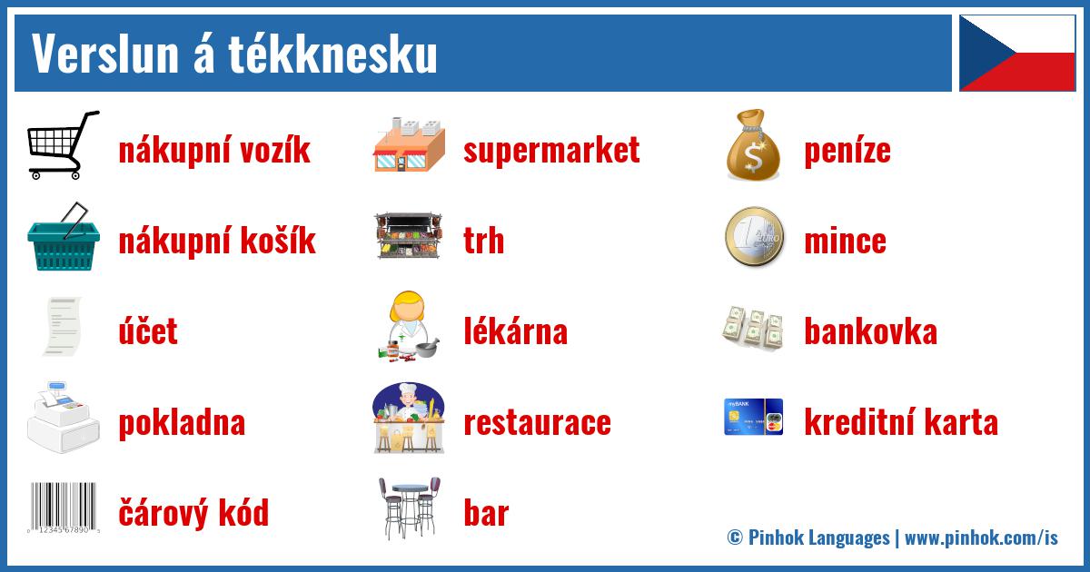 Verslun á tékknesku