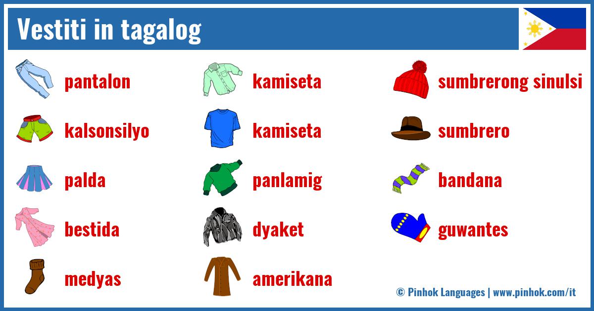 Vestiti in tagalog