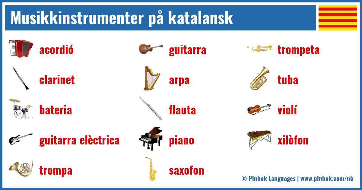 Musikkinstrumenter på katalansk