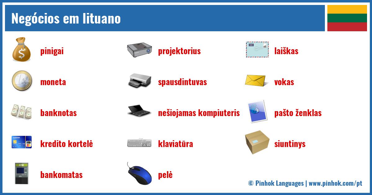 Negócios em lituano