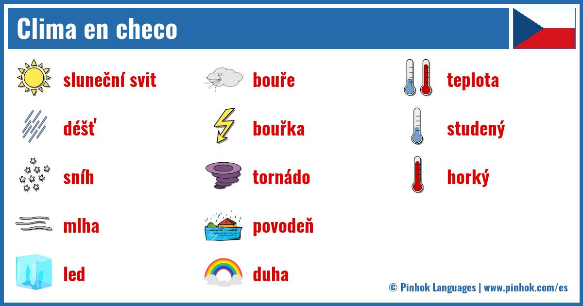 Clima en checo