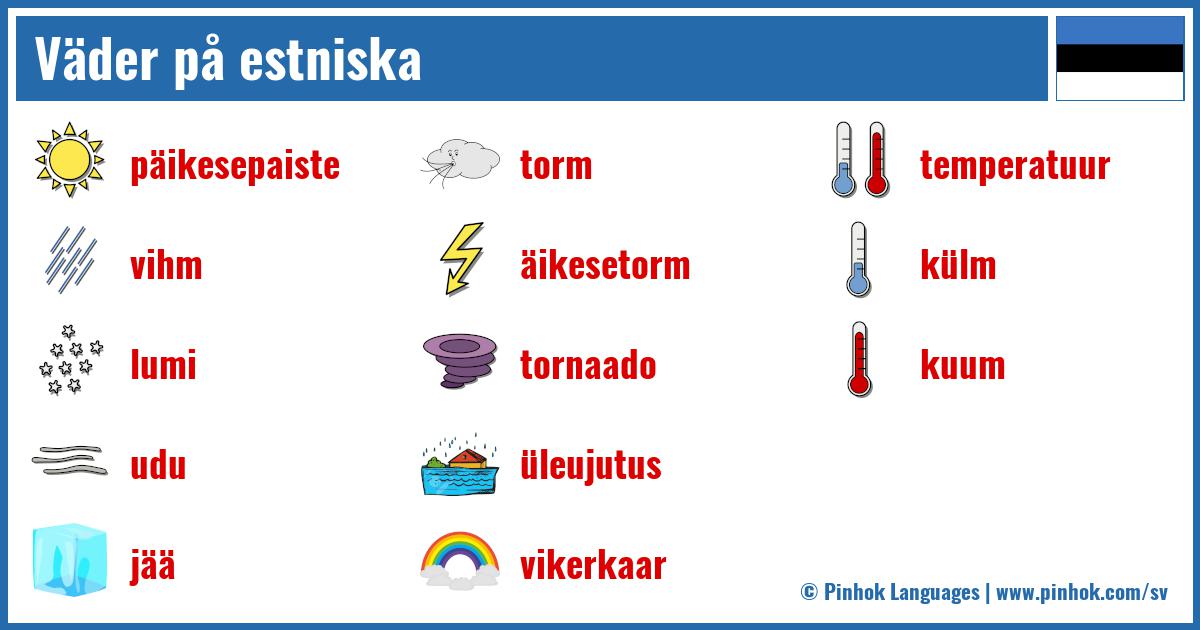 Väder på estniska