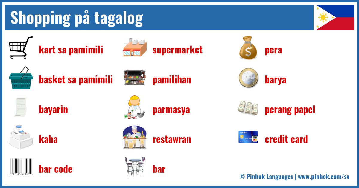 Shopping på tagalog