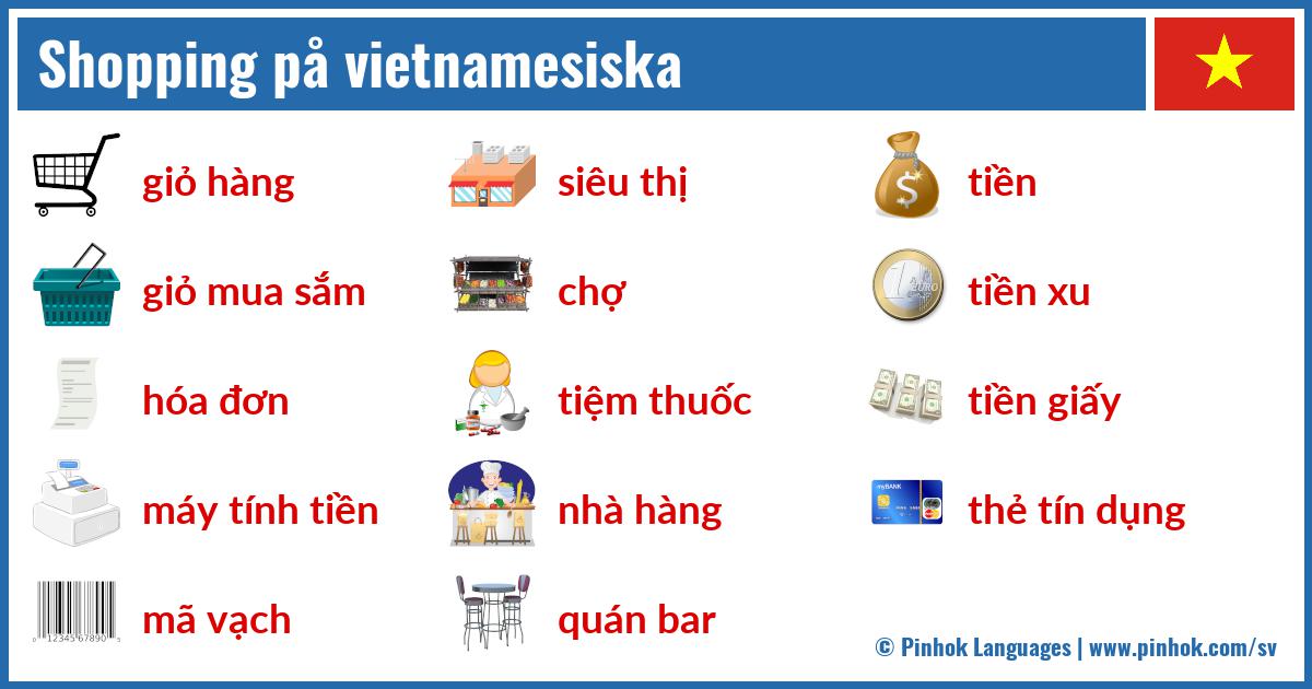 Shopping på vietnamesiska